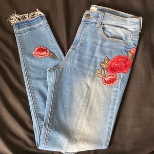 Sneak Peek rose Jeans